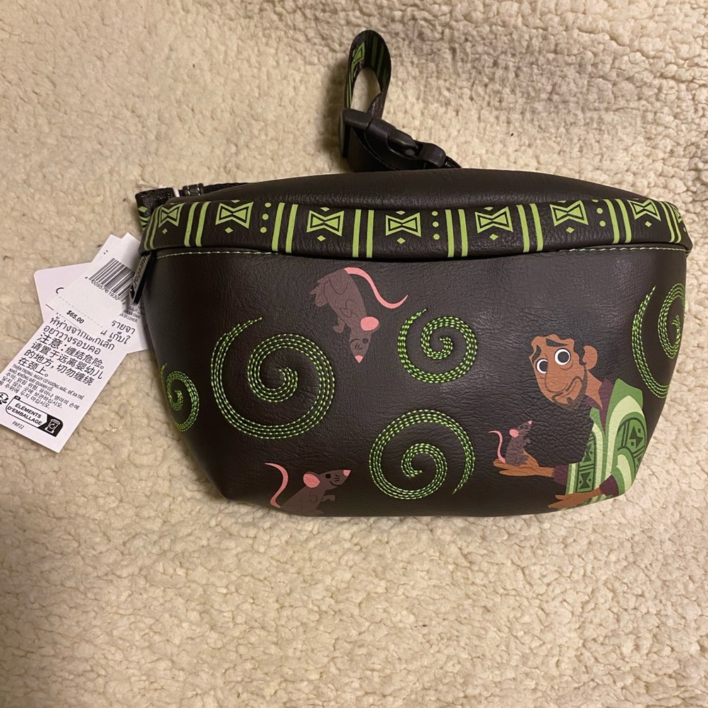 Disney Parks Loungefly Encanto Don't Talk About Bruno Glow n Dark Fanny Pack NWT